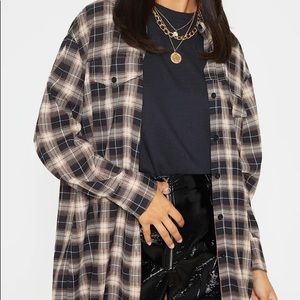 PLT oversized flannel